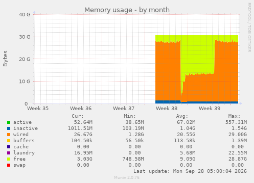 Memory usage
